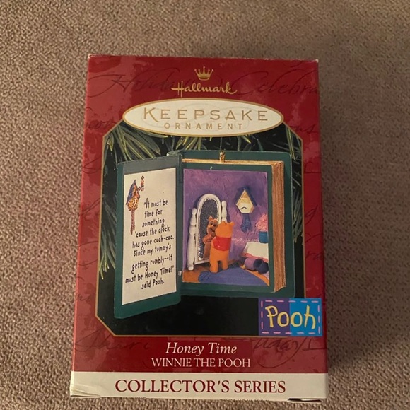 Winnie the Pooh "Honey Time" Christmas Ornament Hallmark Keepsake 1999 - Picture 4 of 5